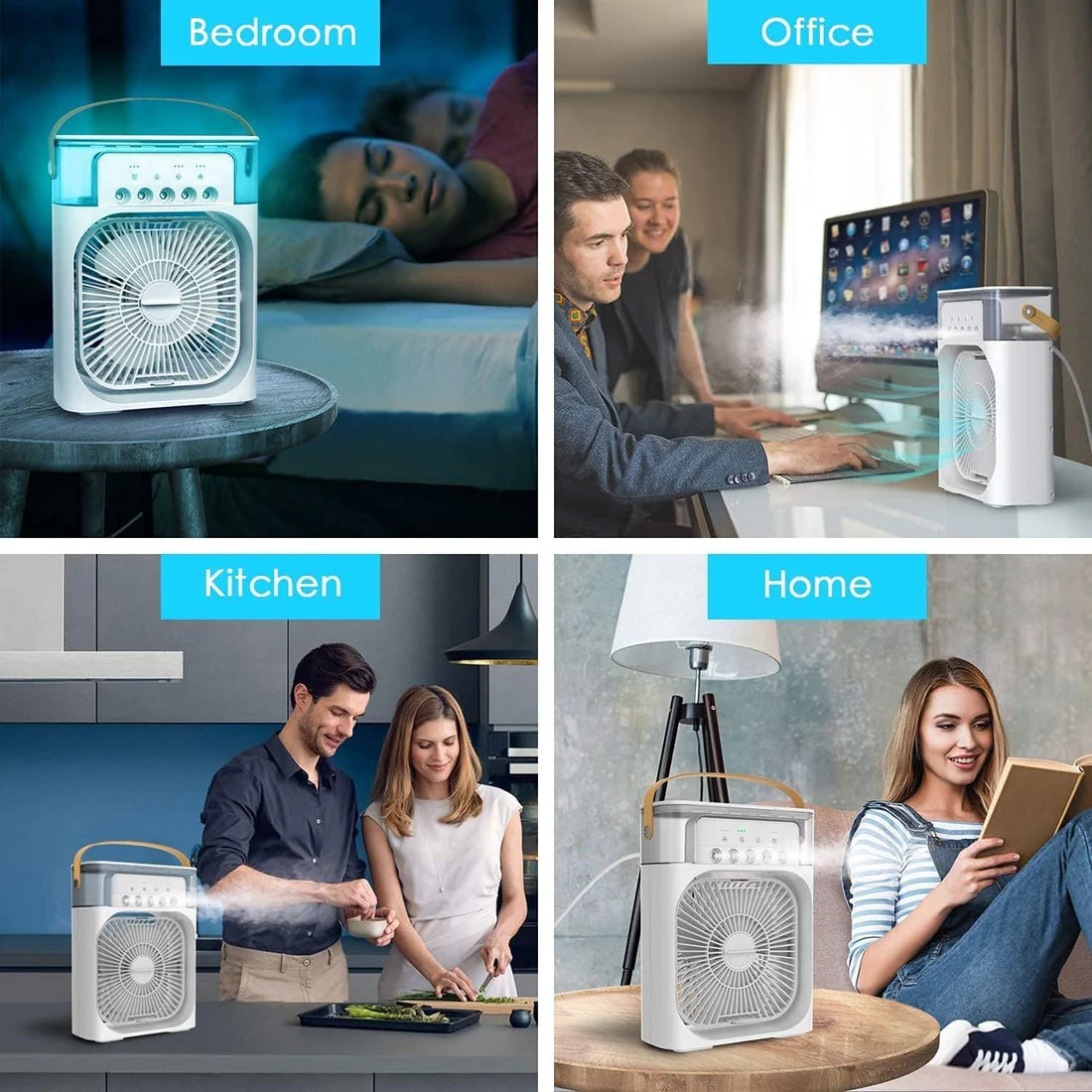 Portable Air Conditioning Cooling Fan ⭐⭐⭐⭐⭐(1200 + REVIEWS)