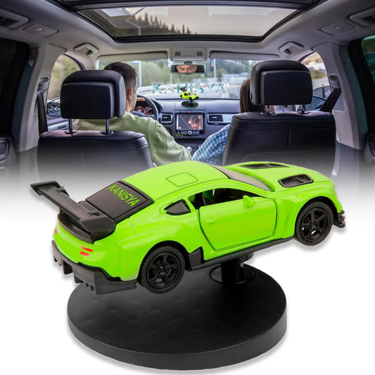 Pack of 2 Car Drifting Spin Dashboard Decoration | 360° Rotating Mini Drifter Ornament for Interior, Creative Spinner Toy for Dashboard, Stylish Interior Accent, Rotate Car Interior Accessories