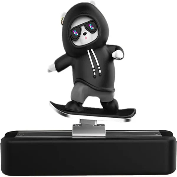 Car Slidder Panda | Sliding Bear Car Decoration | Skateboarding Bear | Car Emporium Car Skateboard Sliding Panda | Car Dashboard Decorations | Car Dashboard Ornaments